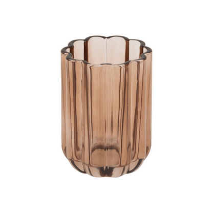 Alpha 55 Pot brosse à dents FLOREA ambre – Verre chic & durable