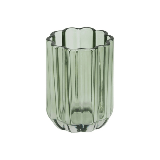 Alpha 55 Pot brosse à dents FLOREA vert – Verre élégant