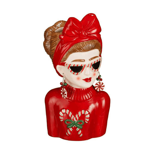 Alpha 55 Pot en Céramique Fille Funny – Décoration Moderne