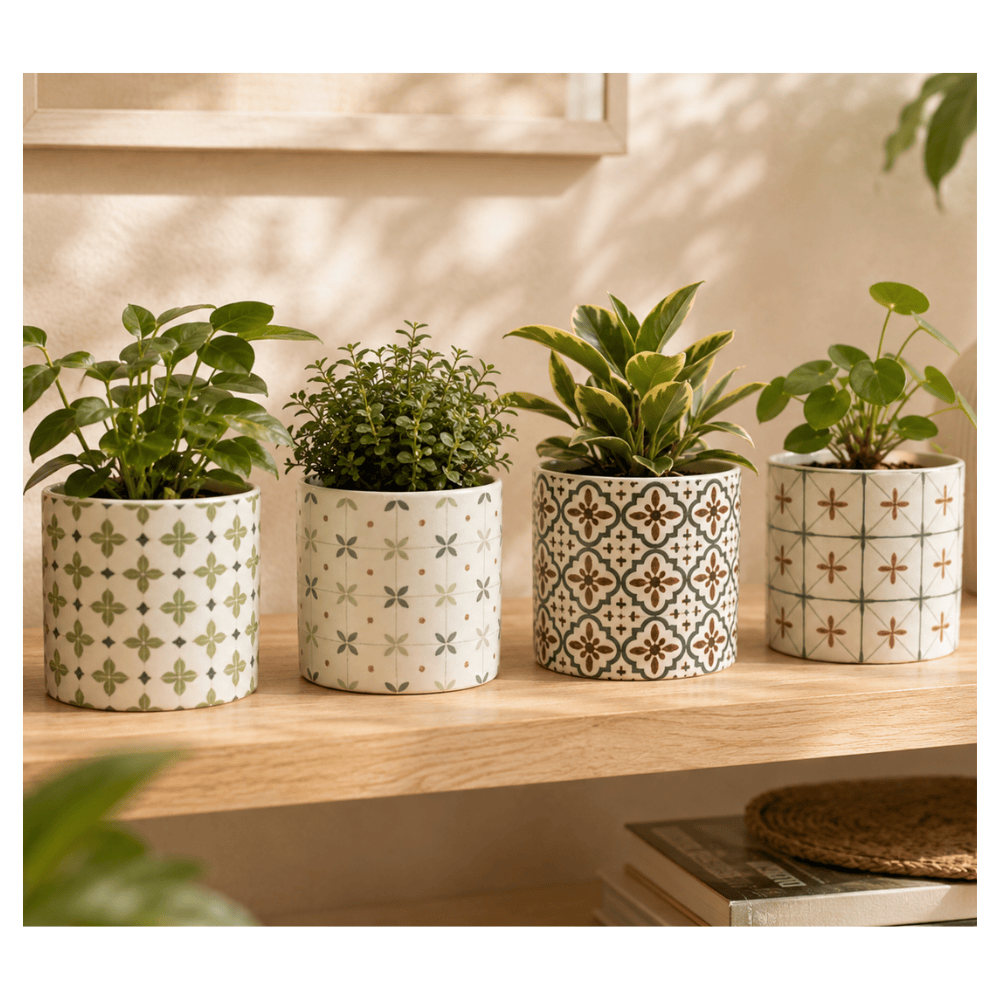 Alpha 55 Pot en résine Naya déco moderne