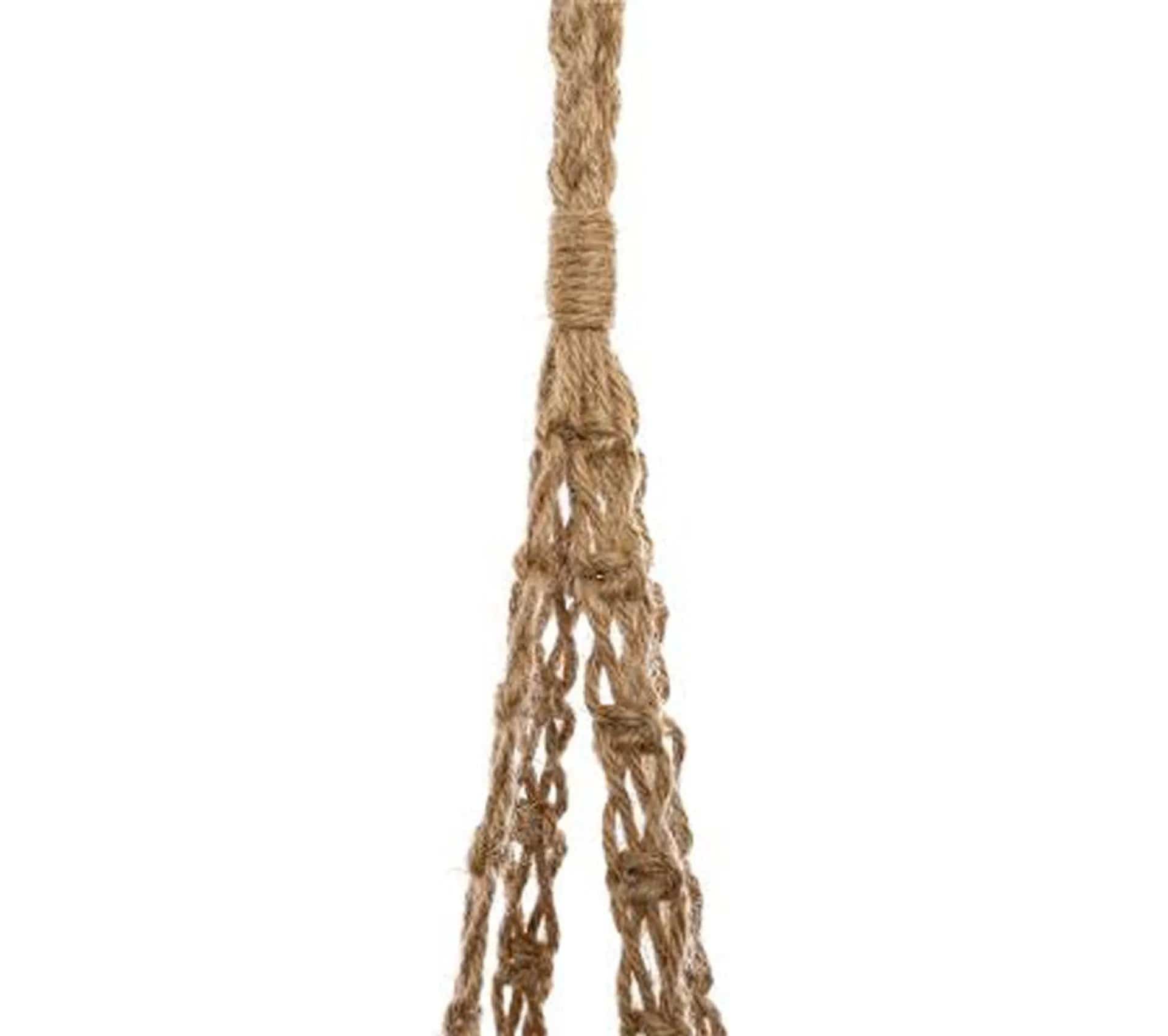 Alpha 55 Pot suspendu corde D11 cm H74 cm