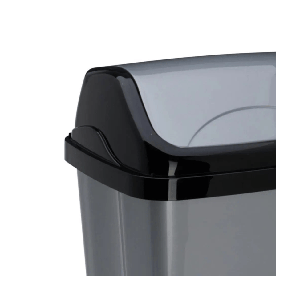 Alpha 55 Poubelle en Plastique 10 L Grise - Pratique et Compacte