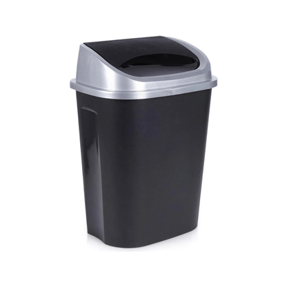 Alpha 55 Poubelle en Plastique 25 L Noire - Pratique et Robuste
