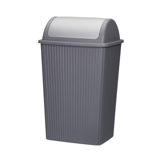 Alpha 55 Poubelle rayures 10L en plastique pratique