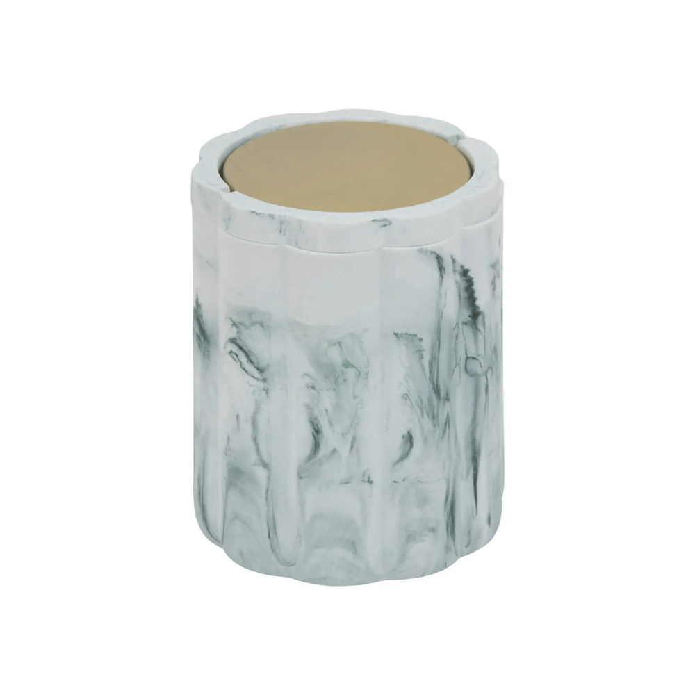 Alpha 55 Poubelle table 1,5L MARBY – Polyresin chic & compact