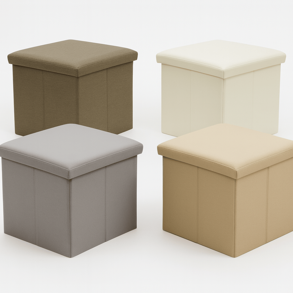 Alpha 55 Pouf coffre pliable – Rangement pratique & design