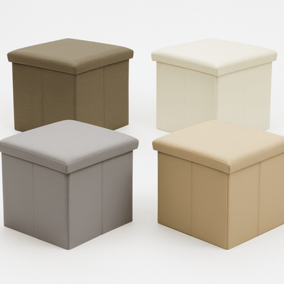 Alpha 55 Pouf coffre pliable – Rangement pratique & design