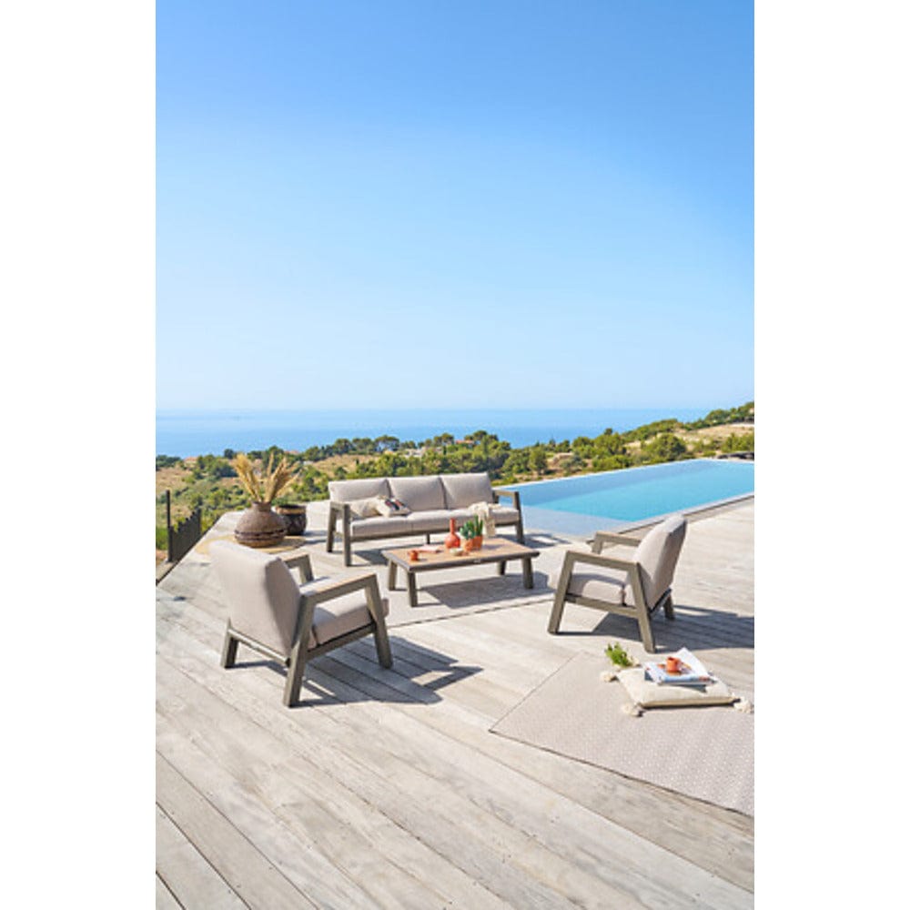 Alpha 55 Praline Salon de jardin "Axiome" 5 places