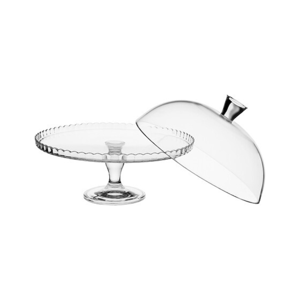 Alpha 55 Présentoir à gâteaux Lara en verre élégant