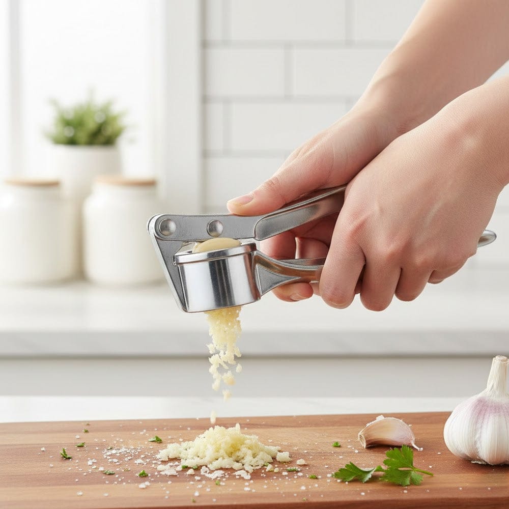 Alpha 55 Presse-Ail en Inox Premium – Efficacité & Design Durable