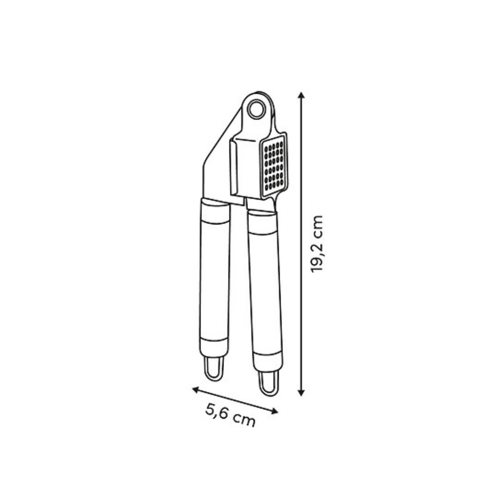 Alpha 55 Presse-Ail Solstice 19,2 cm en Inox