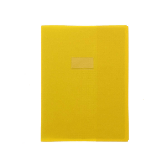 Protège-Cahier Calligraphe Sans Rabat Jaune — Alpha 55 Maroc