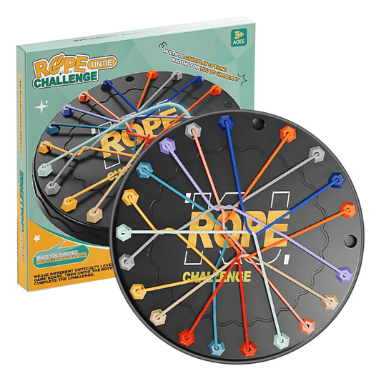 Alpha 55 Puzzle Corde 11 Pièces – Jeu de Logique Défi