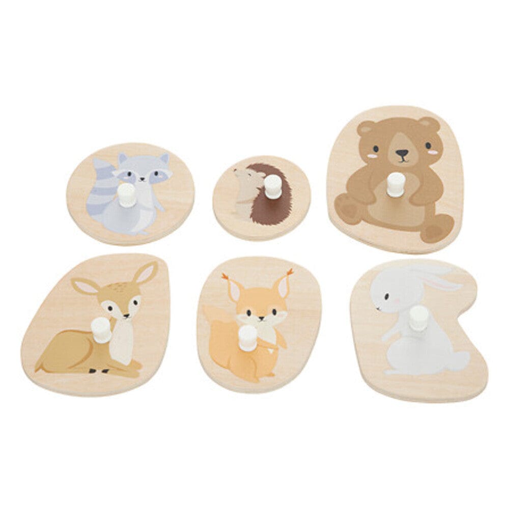 Alpha 55 Puzzle en bois 6 pièces maman bébé éducatif