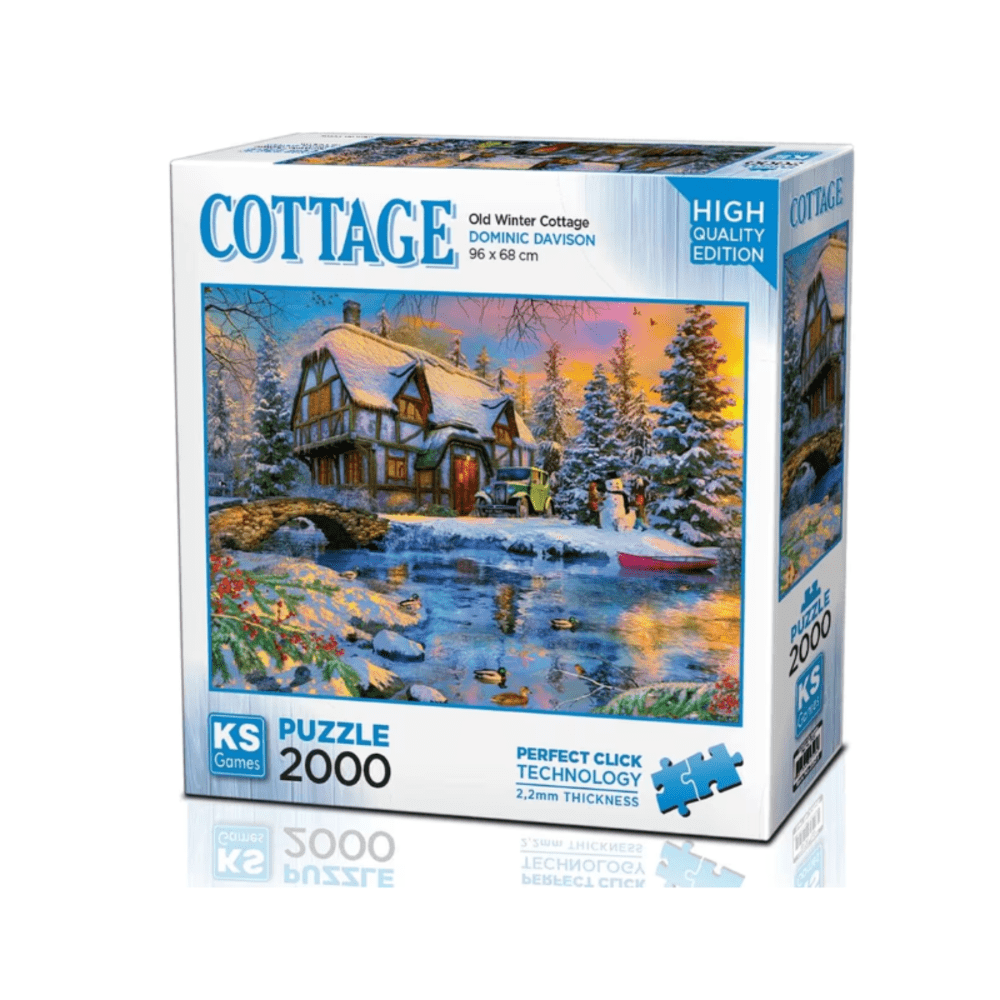 Alpha 55 Puzzle Vieux chalet d'hiver