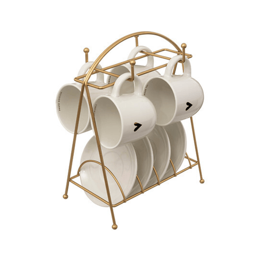 Alpha 55 Rack 4 tasses The Floral Collection 17cl