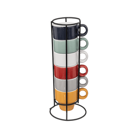 Alpha 55 Rack 6 tasses Colorama 5cl espresso