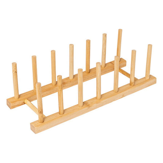 Alpha 55 Rack de rangement pour 6 assiettes en bambou