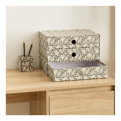 Alpha 55 Rangement de Bureau Floréa 3 Tiroirs en Carton
