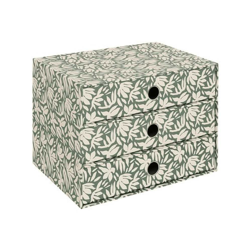 Alpha 55 Rangement de Bureau Floréa 3 Tiroirs en Carton