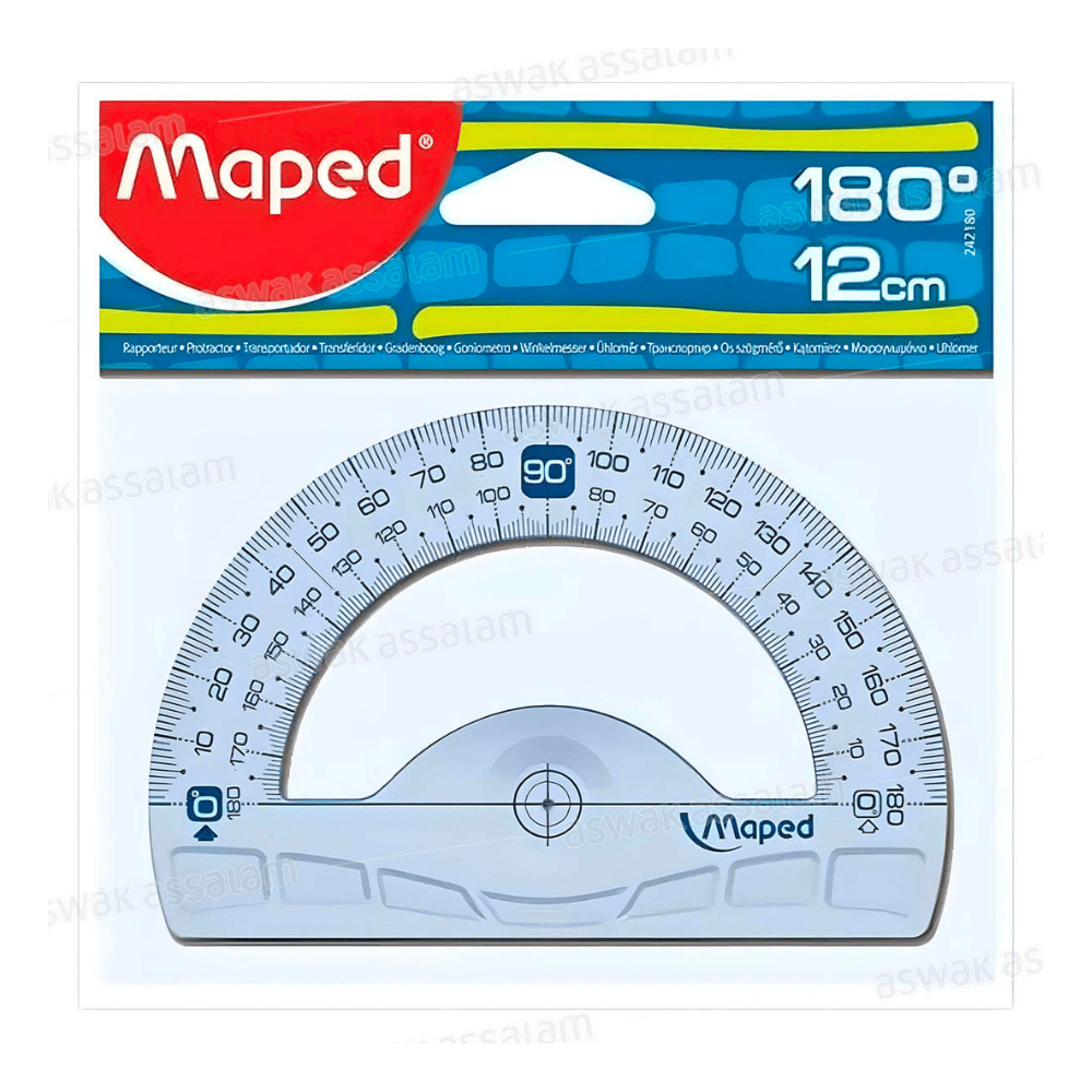 Alpha 55 Rapporteur Géométric Maped 180° École