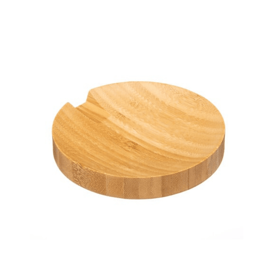 Alpha 55 Repose cuillère en bambou naturel pratique