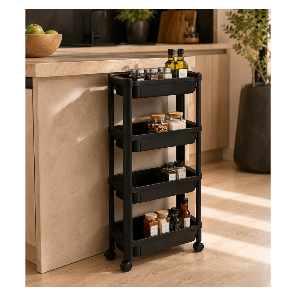Alpha 55 Resserre Extensible 4 Niveaux de Rangement Cuisine