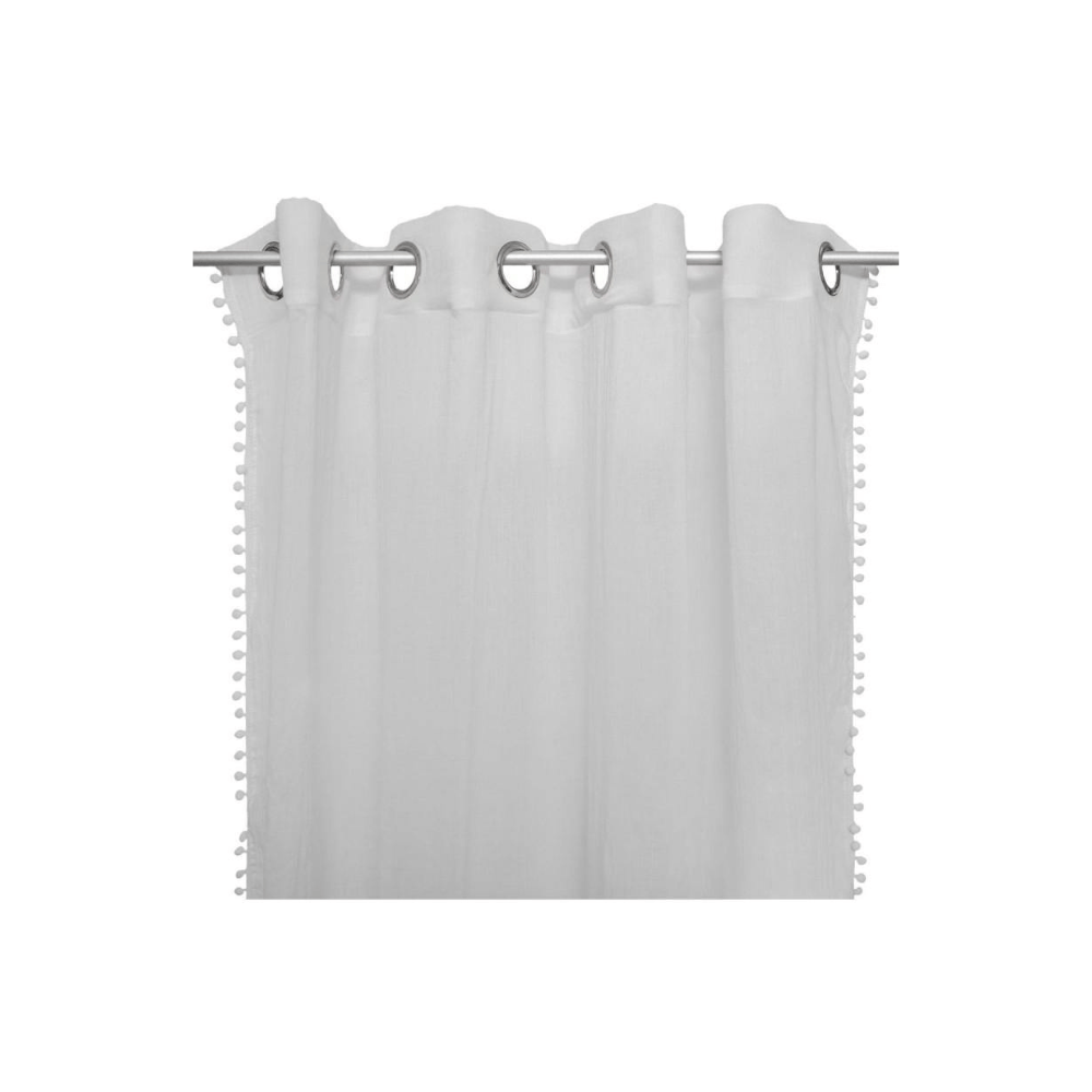 Alpha 55 Rideau avec bordures pompons
