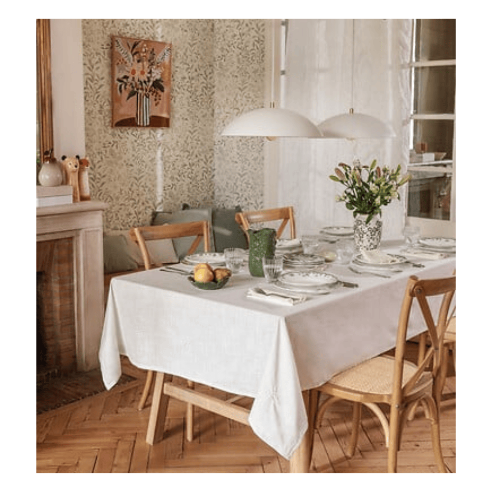 Alpha 55 Rideau Iris 135 x 260 cm Quilt Blanc
