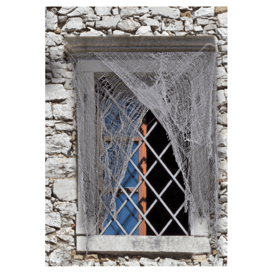 Alpha 55 Rideau Lambeaux Gris 75 x 220 cm – Décoration Halloween