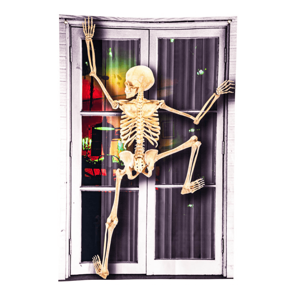 Alpha 55 Rideau Squelette 120 x 80 cm – Décoration Halloween