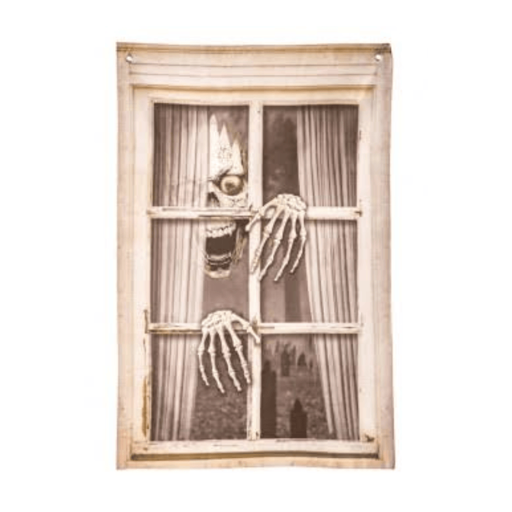 Alpha 55 Rideau Squelette 90 x 60 cm – Décoration Halloween