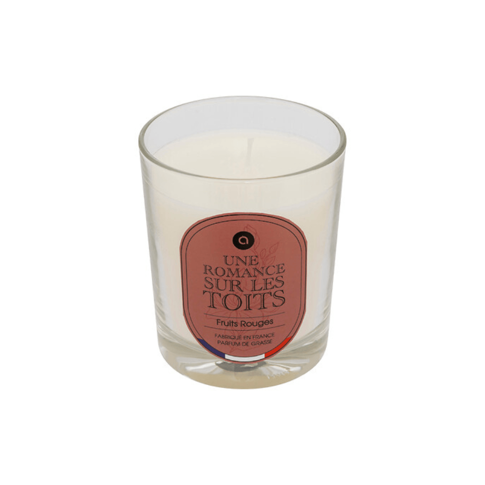 Alpha 55 Romance sur les toits Bougie Parfumée Nibi 180 g en Pot Verre Élégant