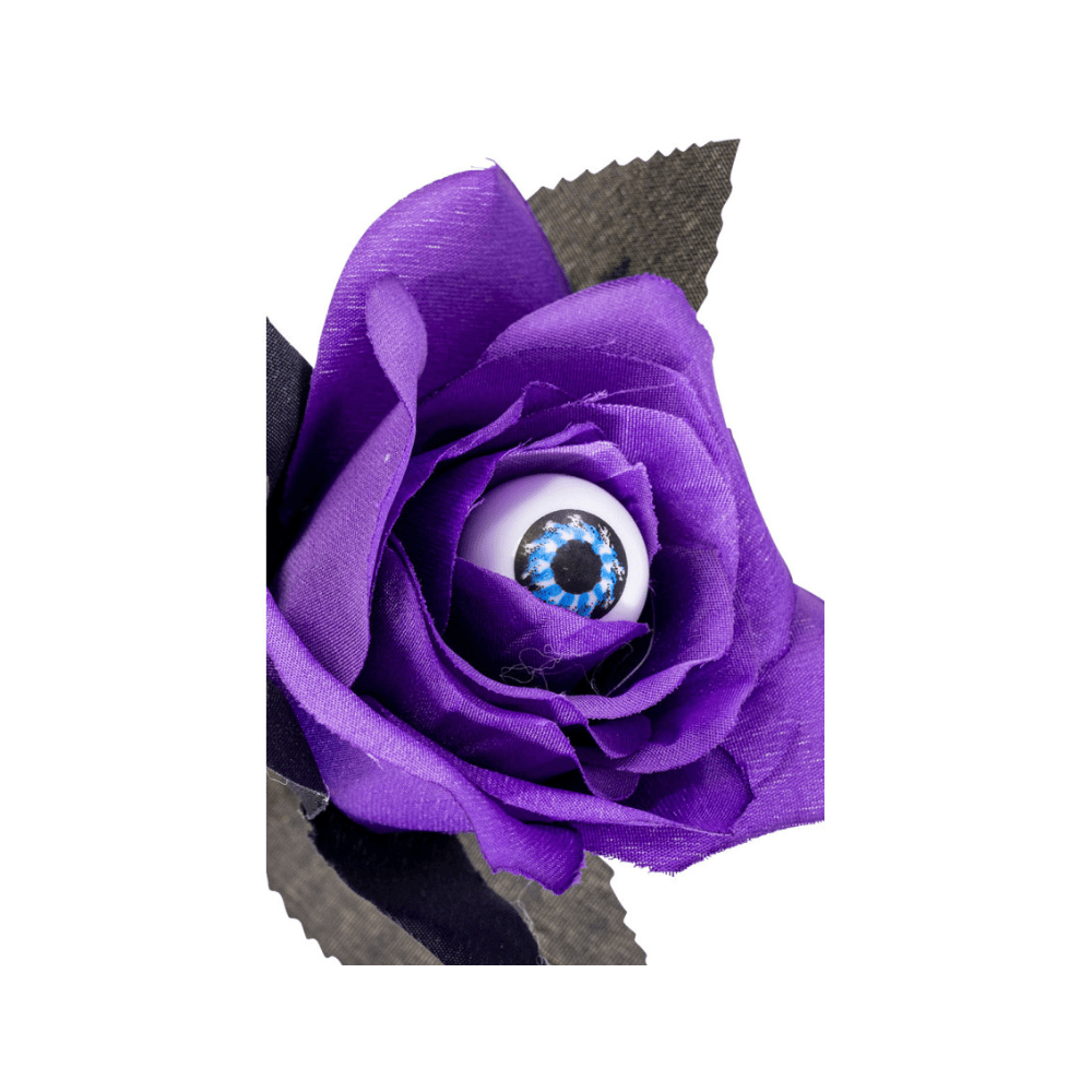 Alpha 55 Rose avec Œil 35 cm – Décoration Halloween