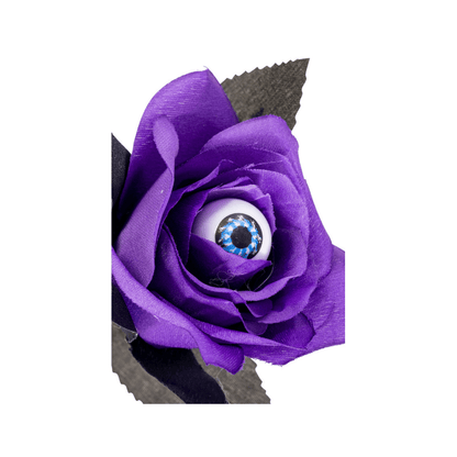 Alpha 55 Rose avec Œil 35 cm – Décoration Halloween