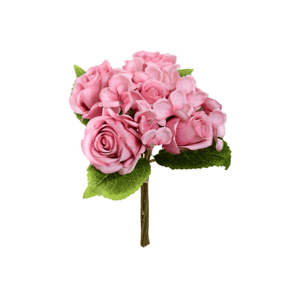 Alpha 55 Rose Bouquet de 5 hortensias décoratifs élégants
