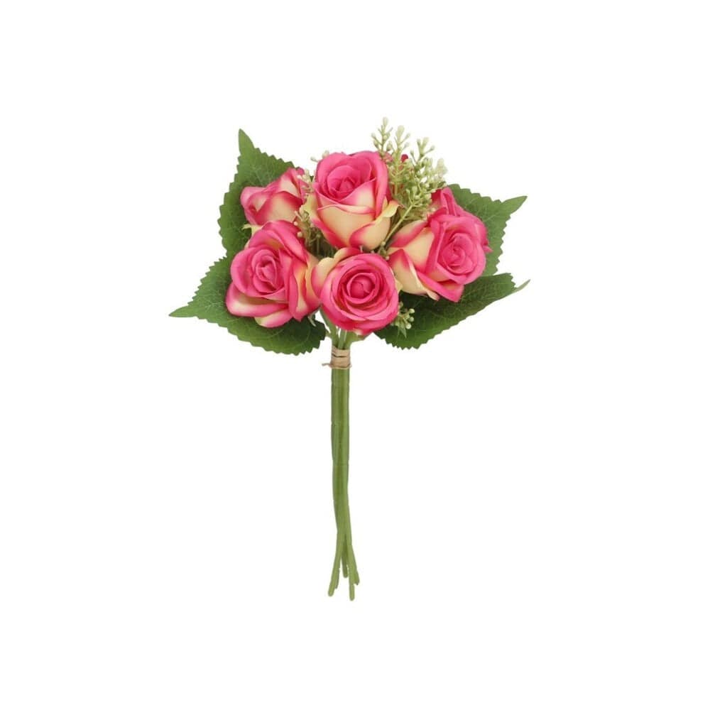 Alpha 55 Rose Bouquet de 7 fleurs de cônes noués