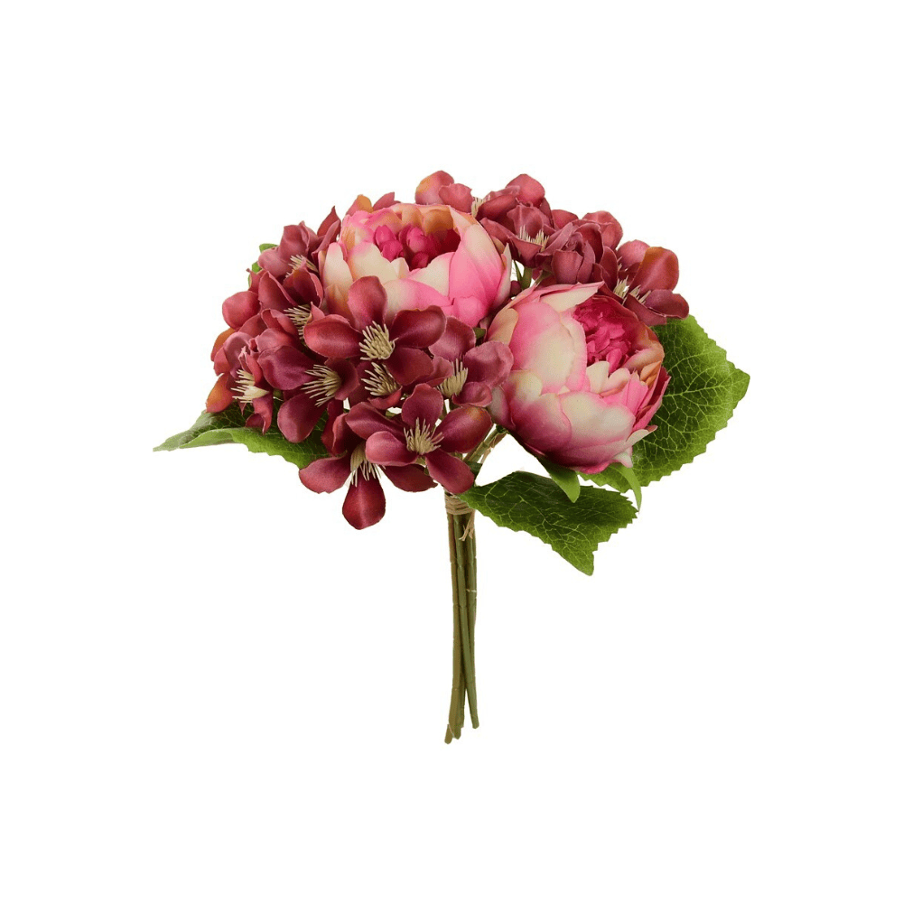 Alpha 55 Rose Bouquet de 7 pivoines décoratives élégantes
