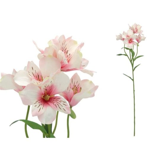 Alpha 55 Rose Branche de 6 fleurs d’astromélia