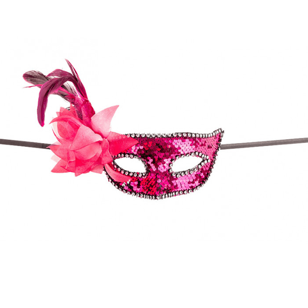 Alpha 55 Rose Halloween accessoires, masque Venise sequins