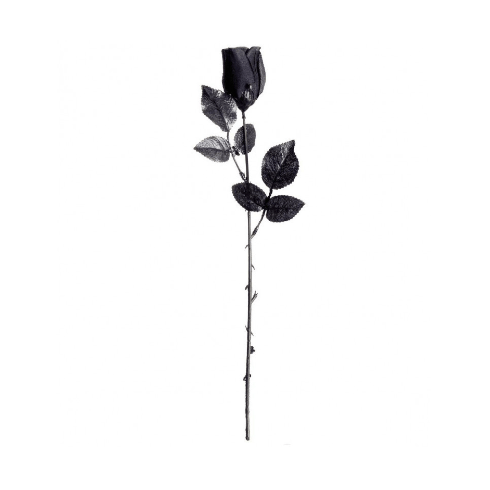 Alpha 55 Rose Noire 44 cm Décoration Halloween