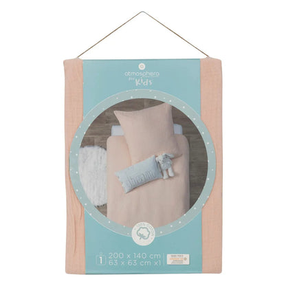 Alpha 55 Rose Parure de lit en coton pour enfant