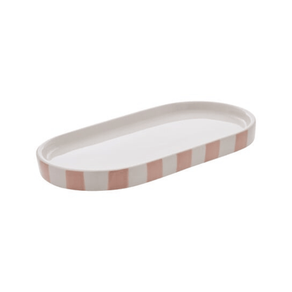 Alpha 55 Rose Plateau Strio en céramique – design élégant
