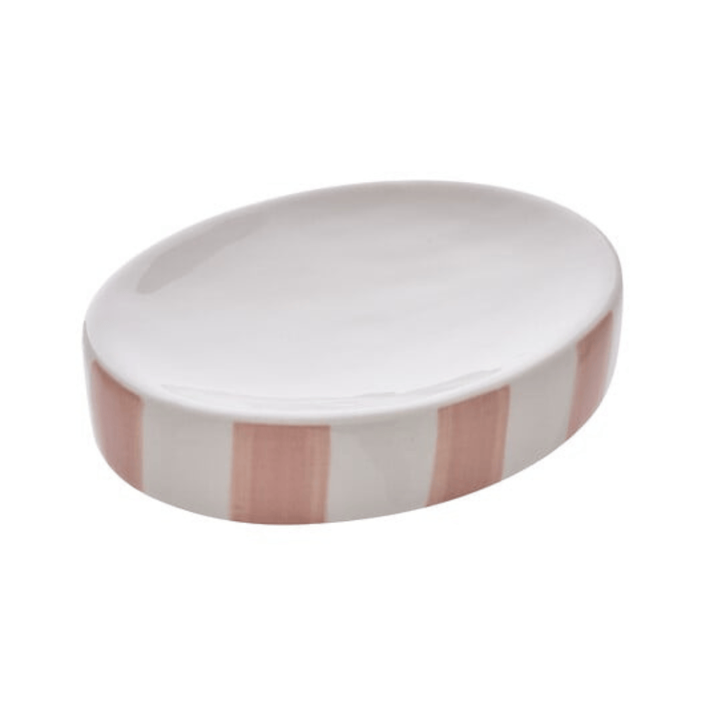 Alpha 55 Rose Porte-savon Strio en céramique élégante