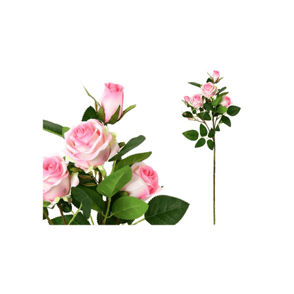 Alpha 55 Rose Tige de 5 roses décoratives élégantes