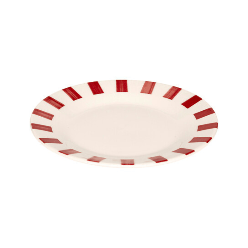 Alpha 55 Rouge Assiette dessert Chéri élégante et moderne