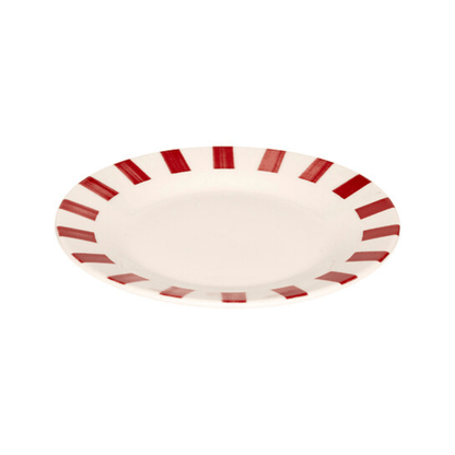 Alpha 55 Rouge Assiette dessert Chéri élégante et moderne