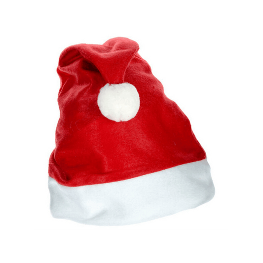 Alpha 55 Rouge Chapeau de Noël adulte en feutrine – Accessoire festif Alpha55