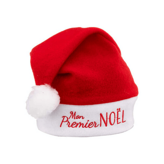 Alpha 55 Rouge Chapeau "Mon premier Noël" pour bébé