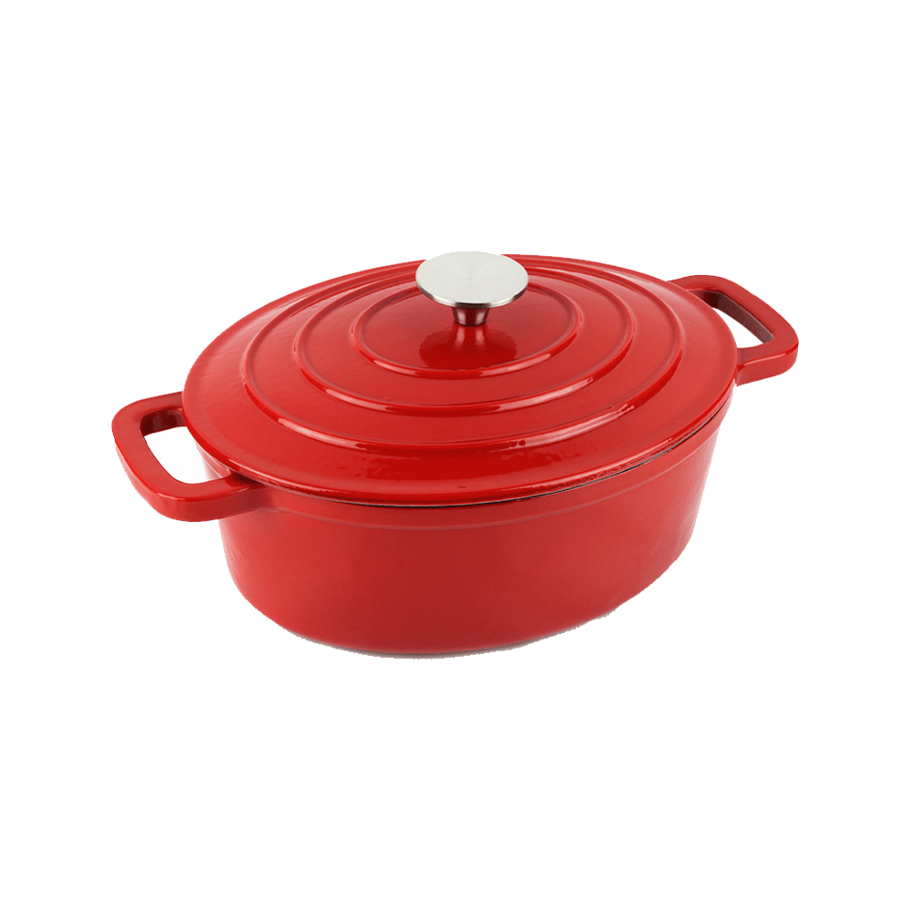 Alpha 55 Rouge Cocotte en fonte ronde 28 cm